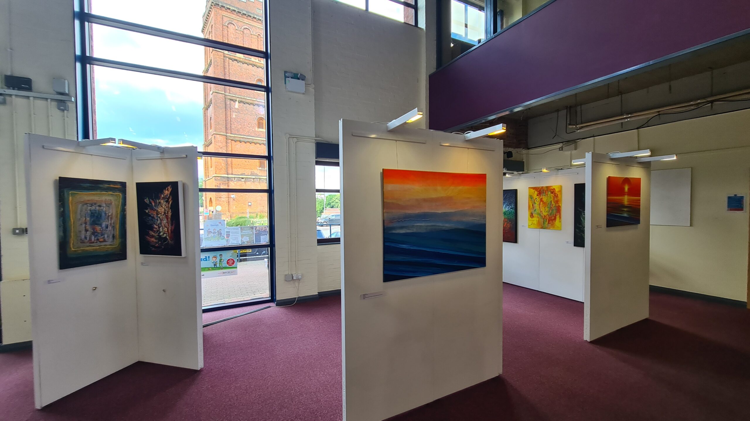  ”Connection” ART EXHIBITION in Burton Library from July 25th until August 6th.
