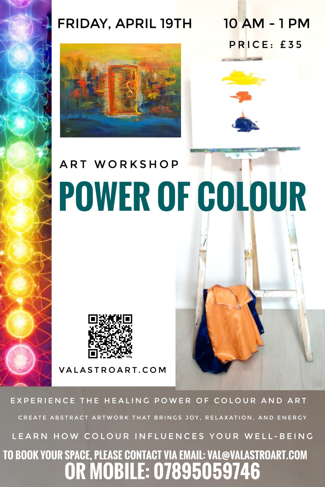 Art Workshop: The Power of Colour. Burton-on-Trent.