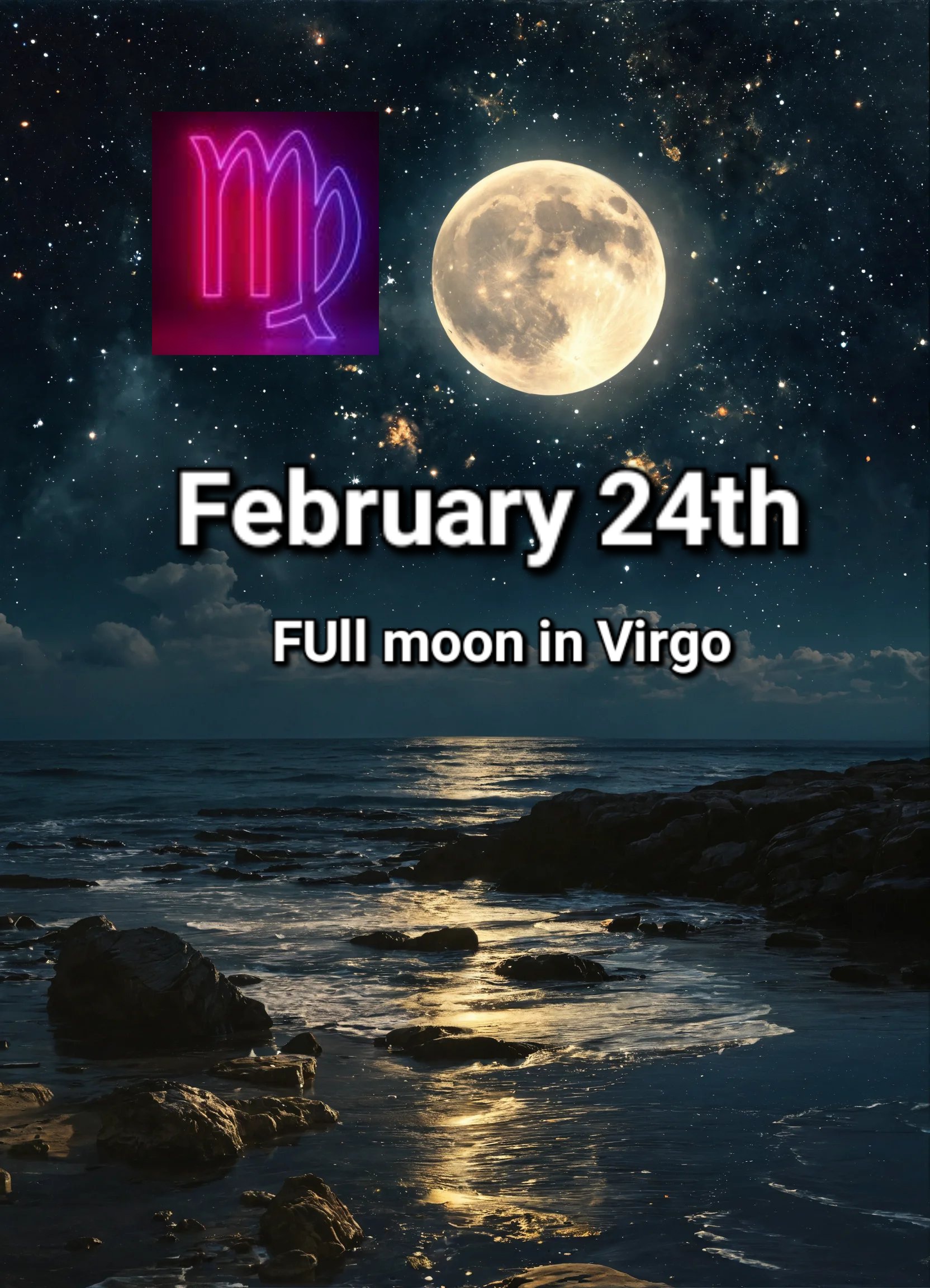 February 24th, Saturday, full moon in Virgo.