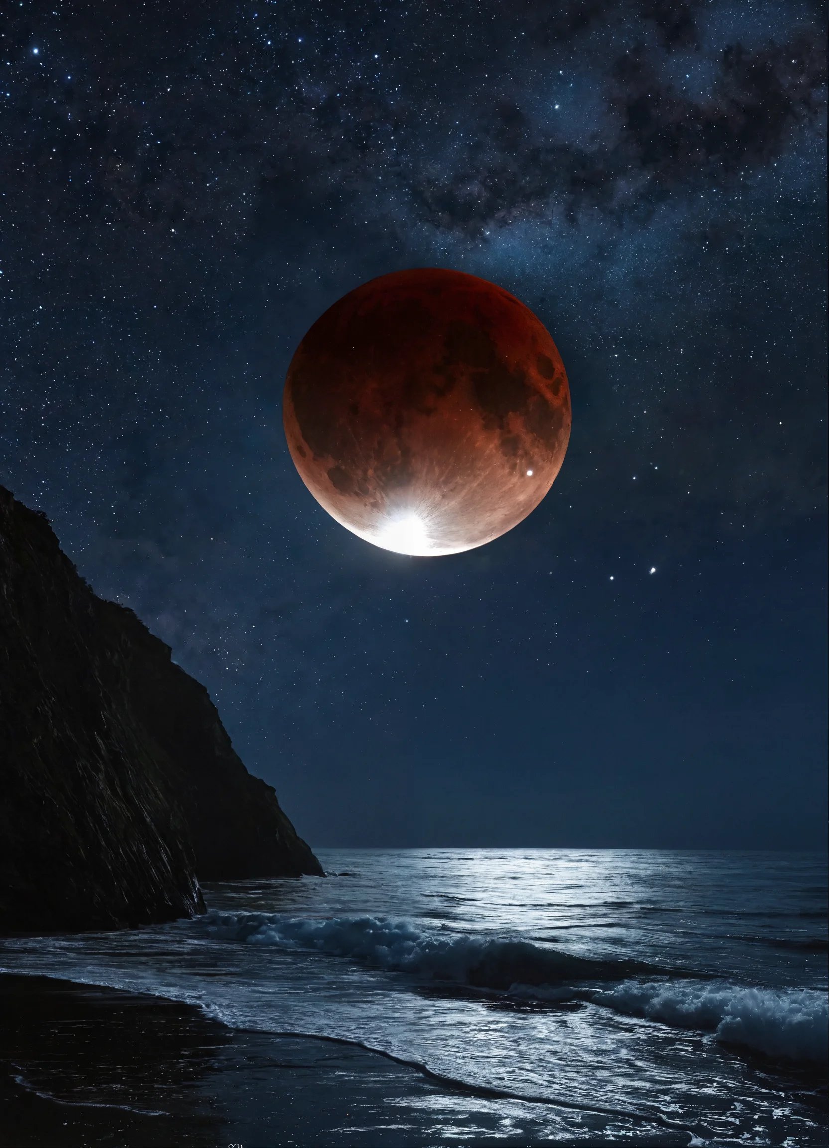 Full Moon and Lunar eclipse on March 25th in Libra.