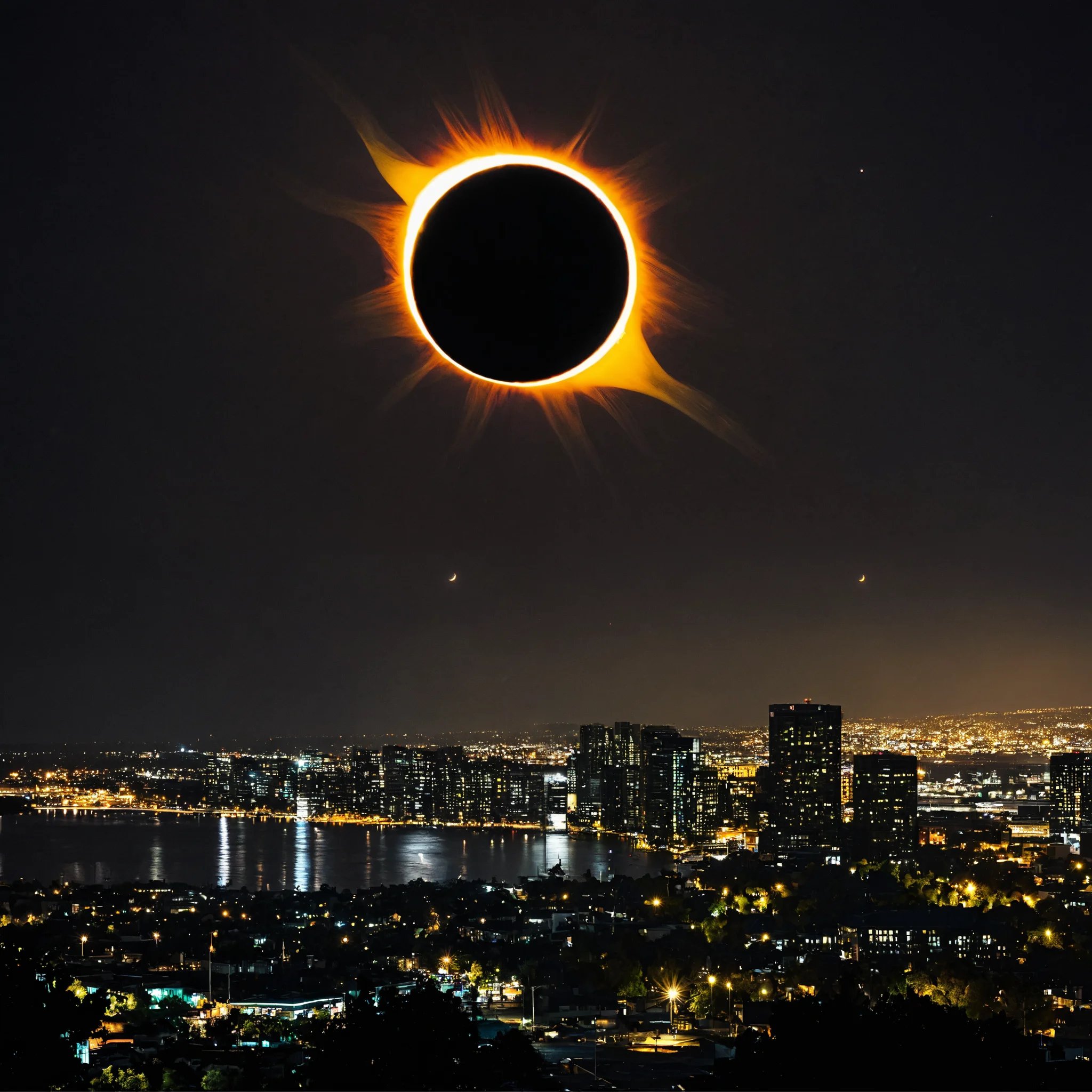 Total solar eclipse on April 8th.